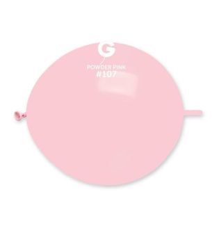 13" Gemar Powder Pink 107 Link Latex Balloons 50ct