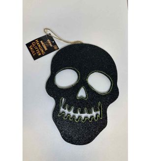glitter-skull-decoration-green