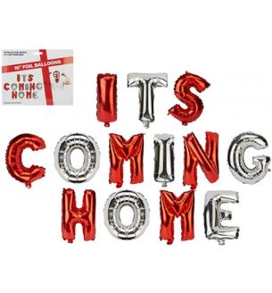16" It's Coming Home Foil Balloon Banner
