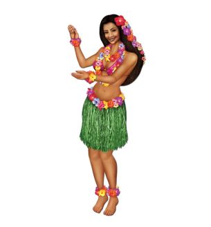 Jointed Hula  Girl Cardboard Centrepiece