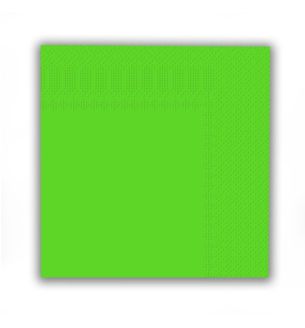 Lime Green Napkins 16ct 33cm