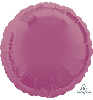 17" Anagram Metallic Lavender Round Foil Balloon Unpackaged