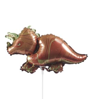 mini-brown-tricerotops-dinosaur-bamboo-party-foil-balloon