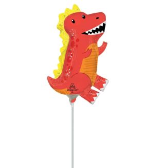 Mini Cool Dinosaur Foil Balloon