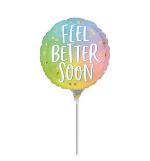 Mini Feel Better Soon Ombre Foil Balloon