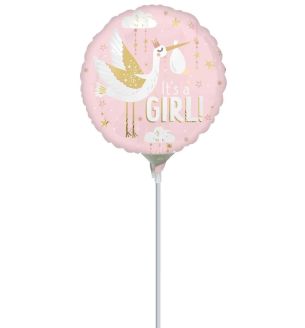 Mini It's A Girl Special Delivery Foil Balloon