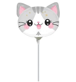 Mini Kawaii Kitty Cat Foil Balloon