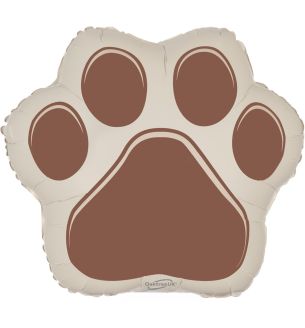 Mini Paw Print Oaktree Foil Balloon