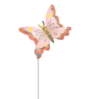 Mini Soulful Blossoms Butterfly Foil Balloon