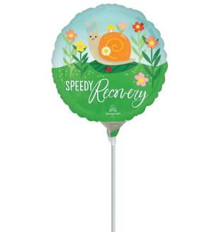 Mini Speedy Recovery Snail Foil Balloon