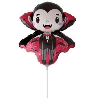 Mini Vampire Spiders Web Halloween Foil Balloon