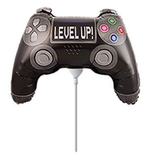 Mini Game Controller Level Up! Foil Balloon