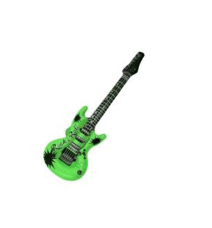 Inflatable Guitar Neon Green