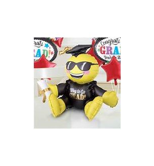 18" Sitting Grad Multi-Balloon