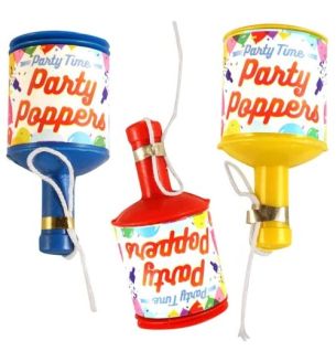 Party Poppers Pack of 20