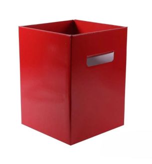 Pearlised Red Flower Boxes 18cm x 24cm 10ct