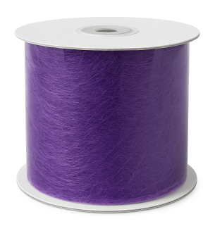 Purple Silk Mesh Ribbon 5cm x 20m
