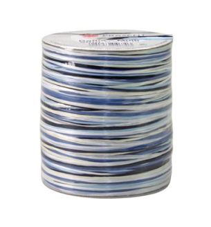 Blue and White Raffia 50m Spool