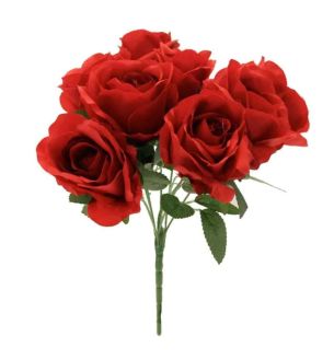 Rose Bush Red 9 heads