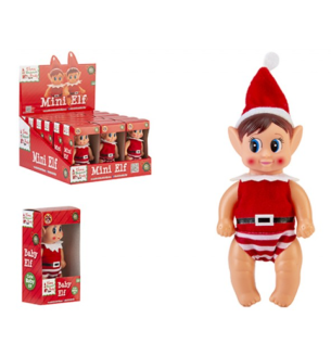 5" Vinyl Faced Baby Elf 