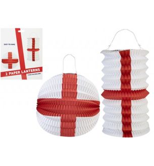 St George Paper Lantern 2pc