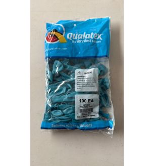 5" Tropical Teal Qualatex 100ct
