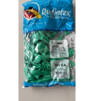 5" Winter Green Qualatex 100ct