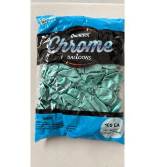 7" Chrome Green Qualatex 100ct