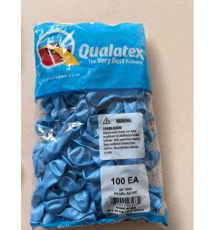 5" Pearl Azure Qualatex 100ct