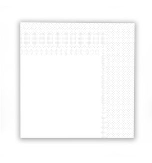 White Napkins 16ct 33cm